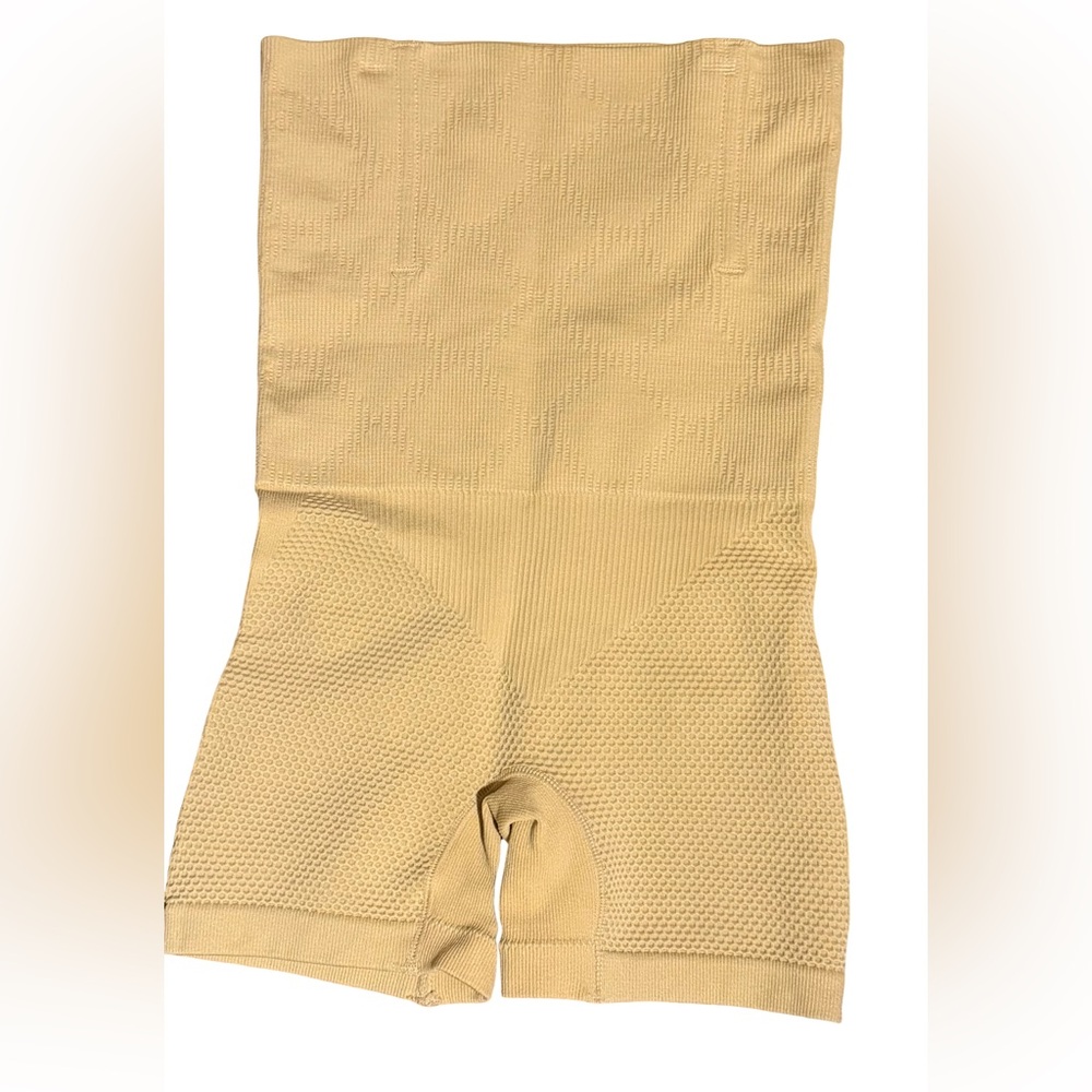 Beige Textured Shapewear M/L